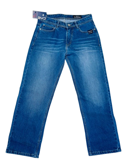 BoyYoung Denim Straight Fit Jeans – Mid Blue
